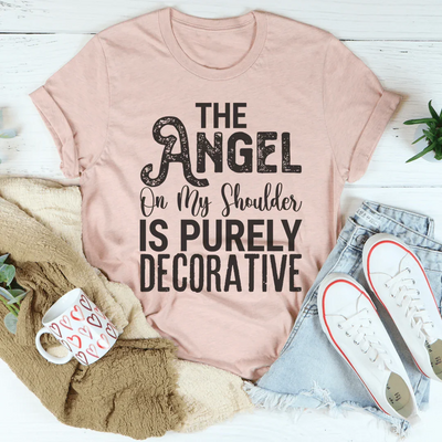 La camiseta decorativa Angel On My Shoulder