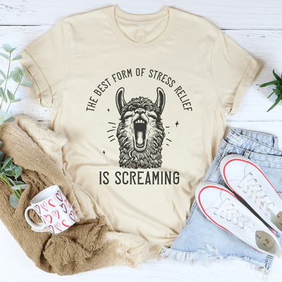 La meilleure forme de soulagement du stress est le tee-shirt Screaming