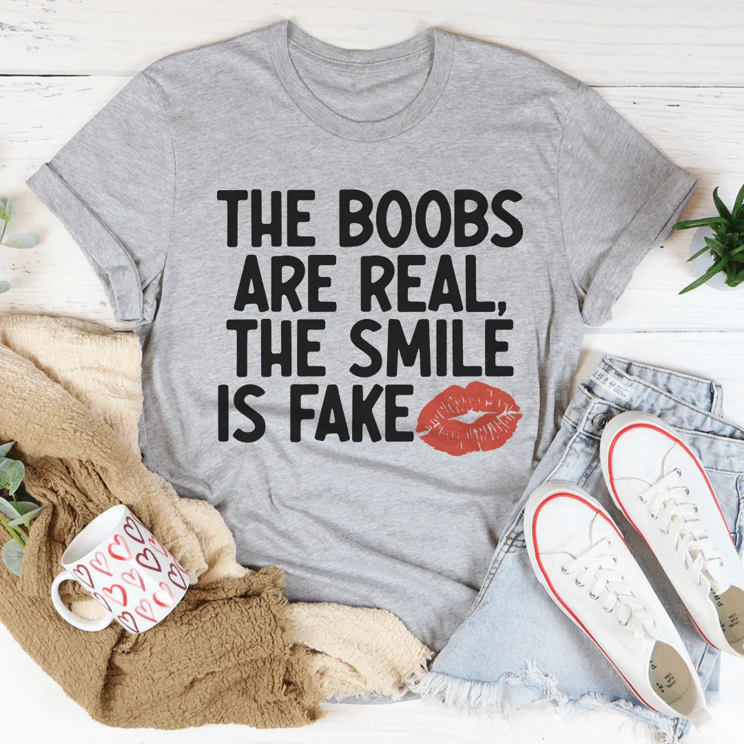Le T-shirt Real Smile - Confort en Coton Premium