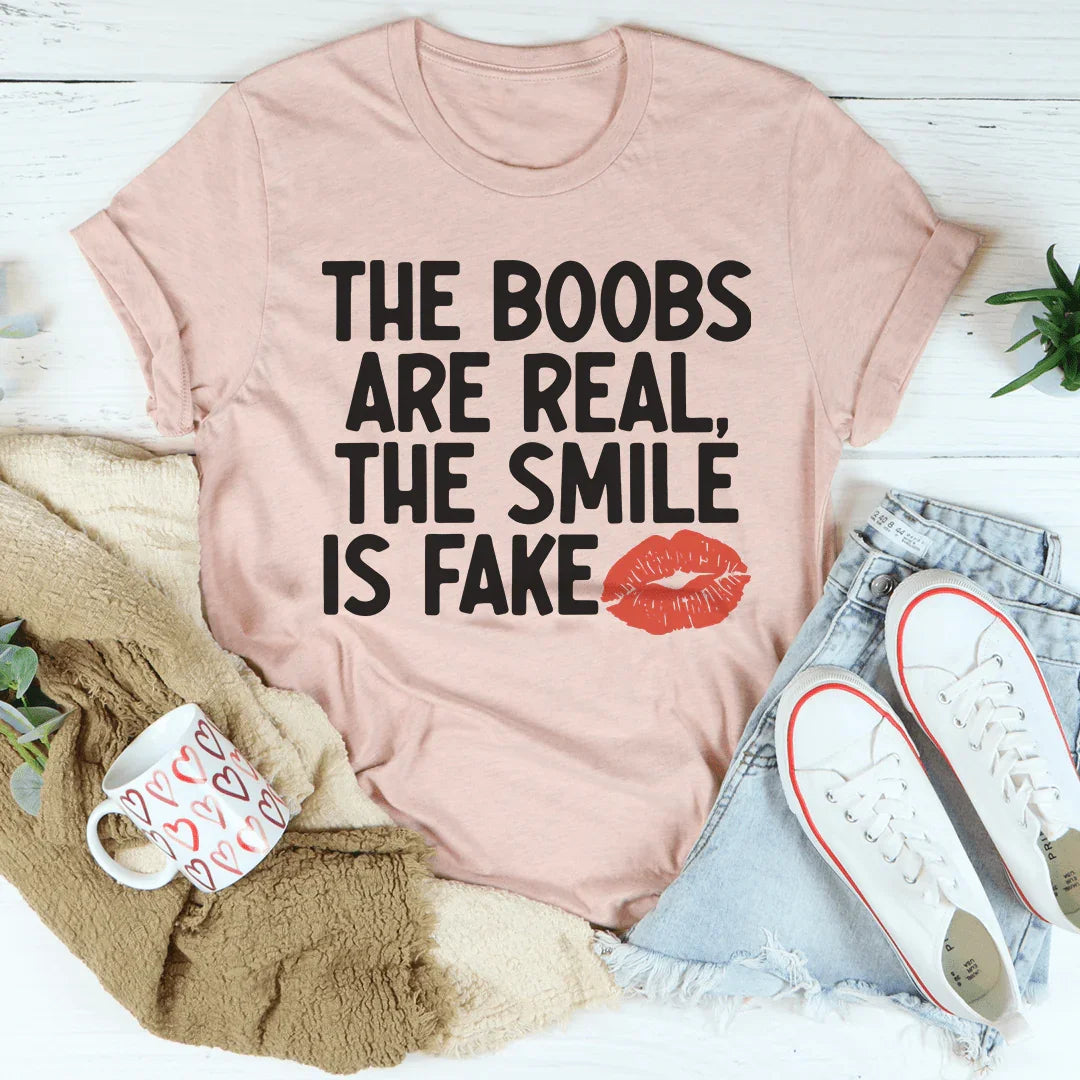Le T-shirt Real Smile - Confort en Coton Premium