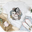 Camiseta floral de los chicos del otoño