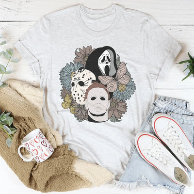 Camiseta floral de los chicos del otoño