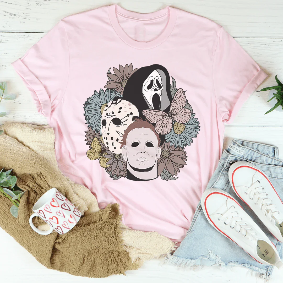 Camiseta floral de los chicos del otoño