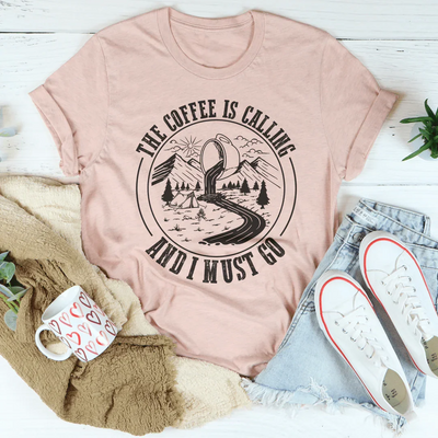 Le T-shirt Le Café M'appelle Et Je Dois Y Aller