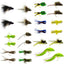 Ultimate Bass Bug Fly Collection - 24 Premium Fishing Flies for Bass - Poppers, Divers & More - Korvel