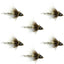 Premium White Marabou Dahlberg Diver Flies - Size 4 for Bass Fishing - Korvel