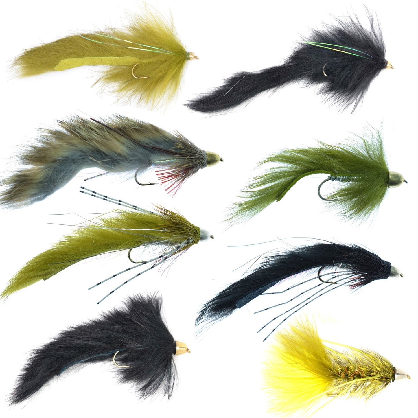 Premium Bunny Streamer Flies for Bass & Trout Fishing - Korvel