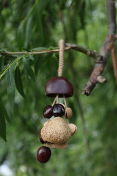 The Forest Dome Chime - Handcrafted Natural Seed Wind Bell