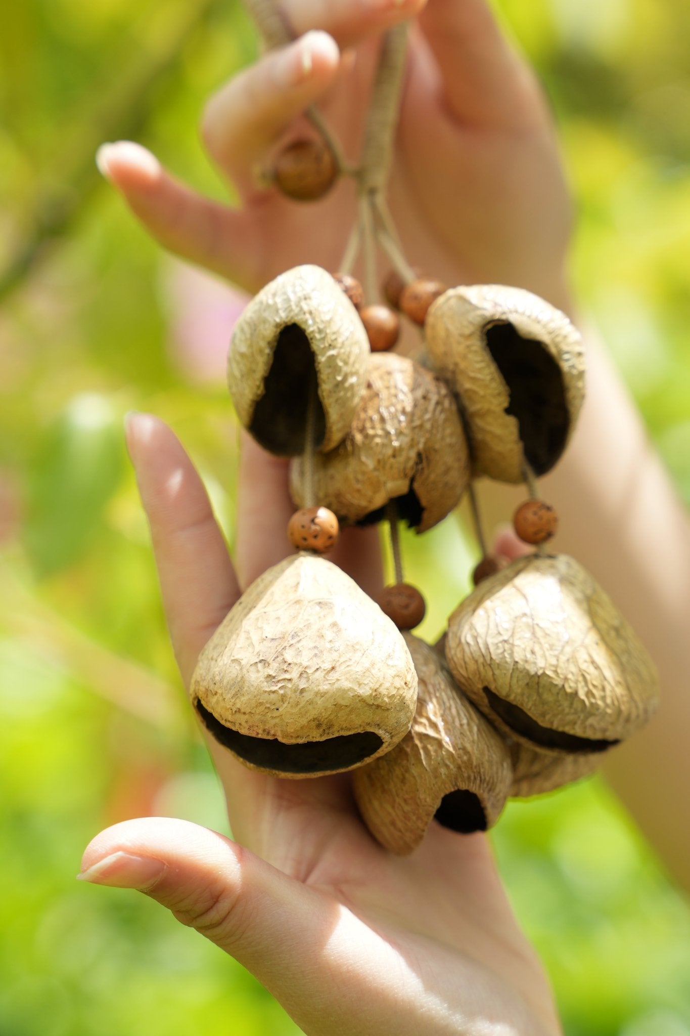 The Forest Harvest Ring - Natural Seed Cluster Charm