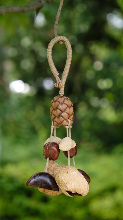 "The Forest Harvest" - Textured Pinecone-Pattern Mobile