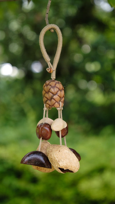 "The Forest Harvest" - Textured Pinecone-Pattern Mobile