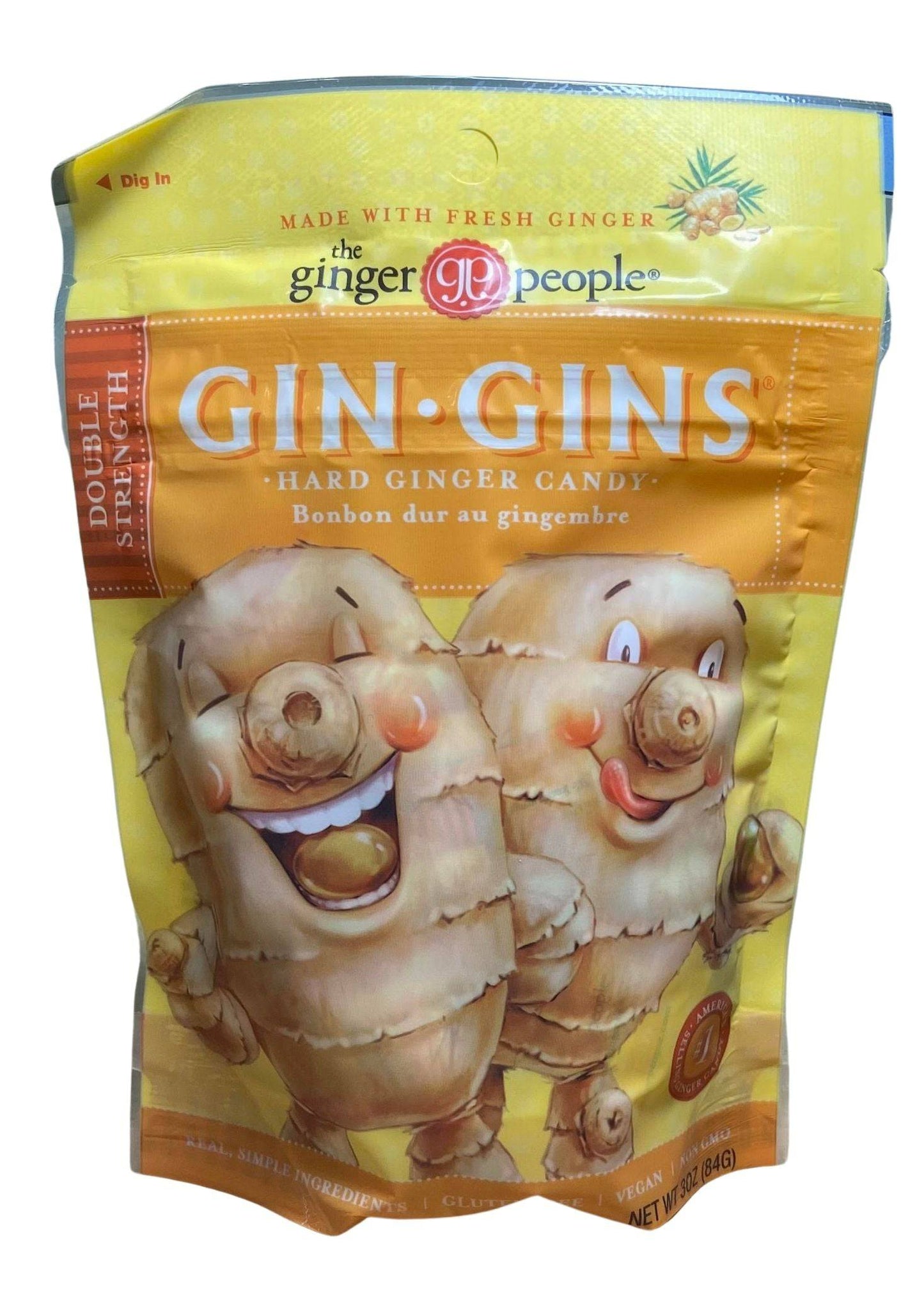 Caramelo de Jengibre Gin-Gins - Calidad Premium