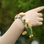 The Happy Pistachio - Hand-Braided Natural Shell Bracelet