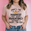 The Hardest Thing About Parenting Tee - Korvel