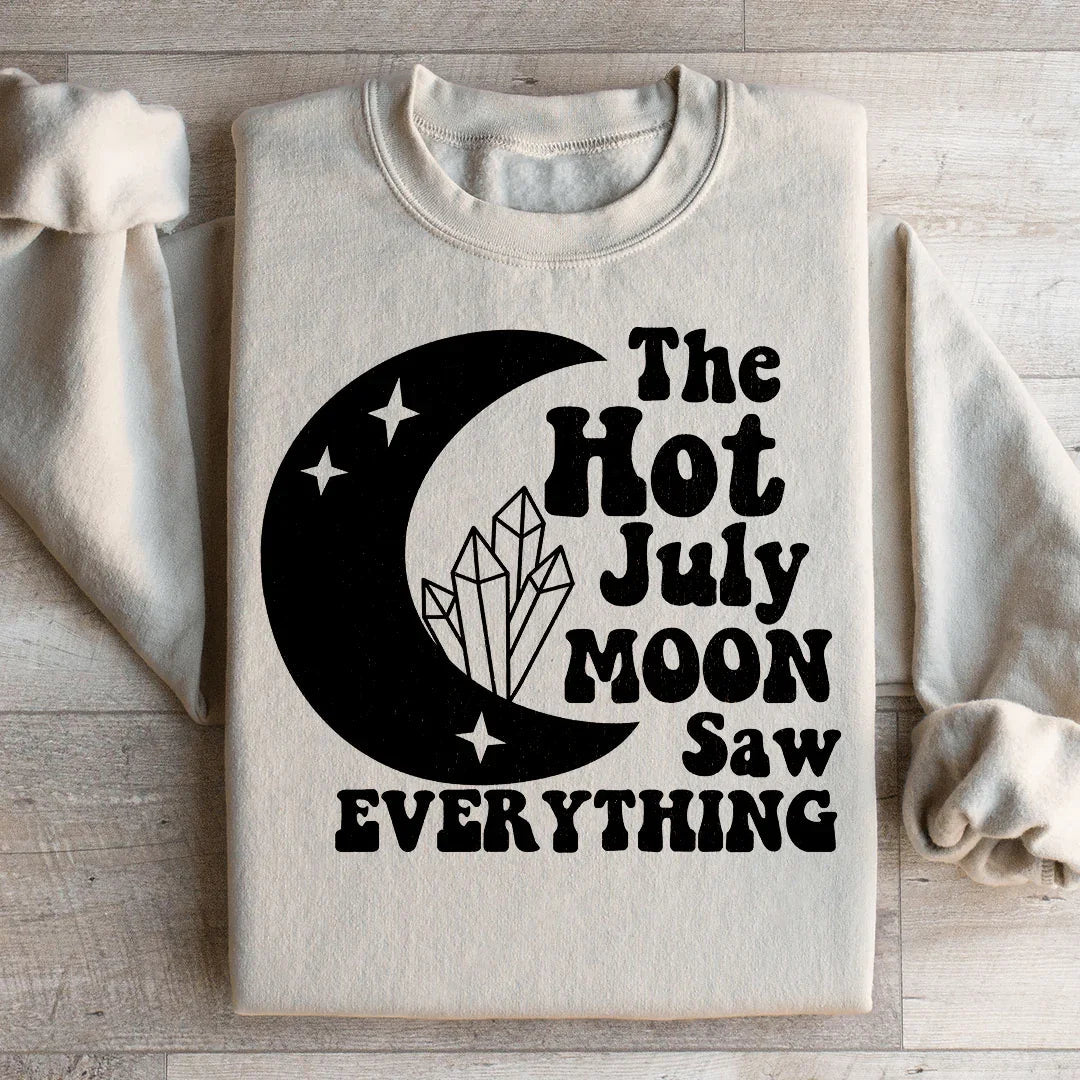 La sudadera "La Luna Caliente de Julio lo Vio Todo"