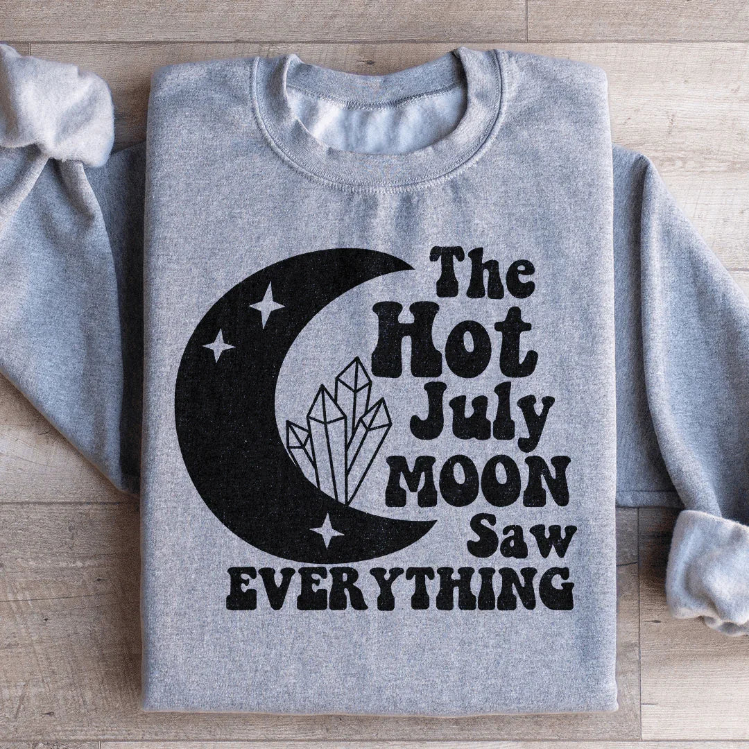 La sudadera "La Luna Caliente de Julio lo Vio Todo"