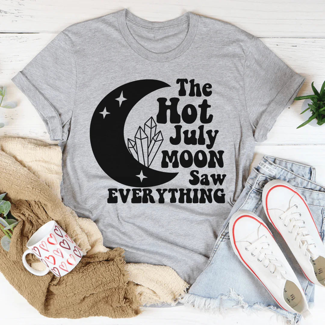 La camiseta "La Luna Caliente de Julio lo Vio Todo"