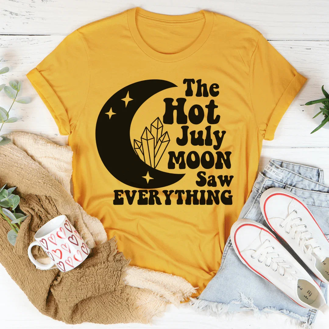 La camiseta "La Luna Caliente de Julio lo Vio Todo"