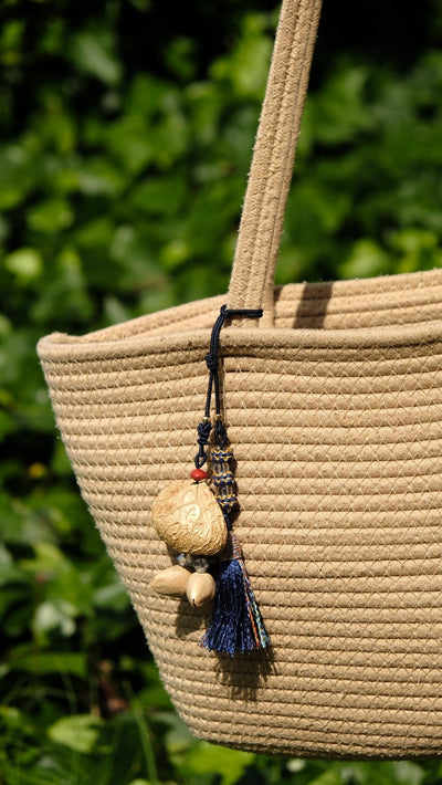 The Indigo Guardian - Royal Blue Tassel Car Charm