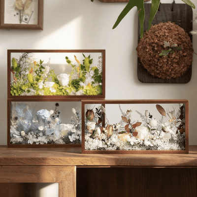 The Landscape Garden - Real Preserved Flower Shadow Box