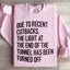 The Light At The End Of The Tunnel Sweatshirt