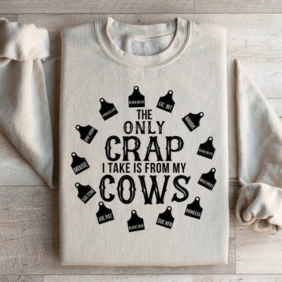 La única caca que tomo es de mis vacas sudadera
