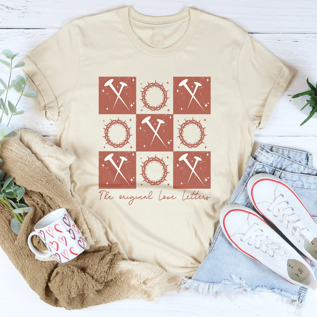La camiseta original de cartas de amor
