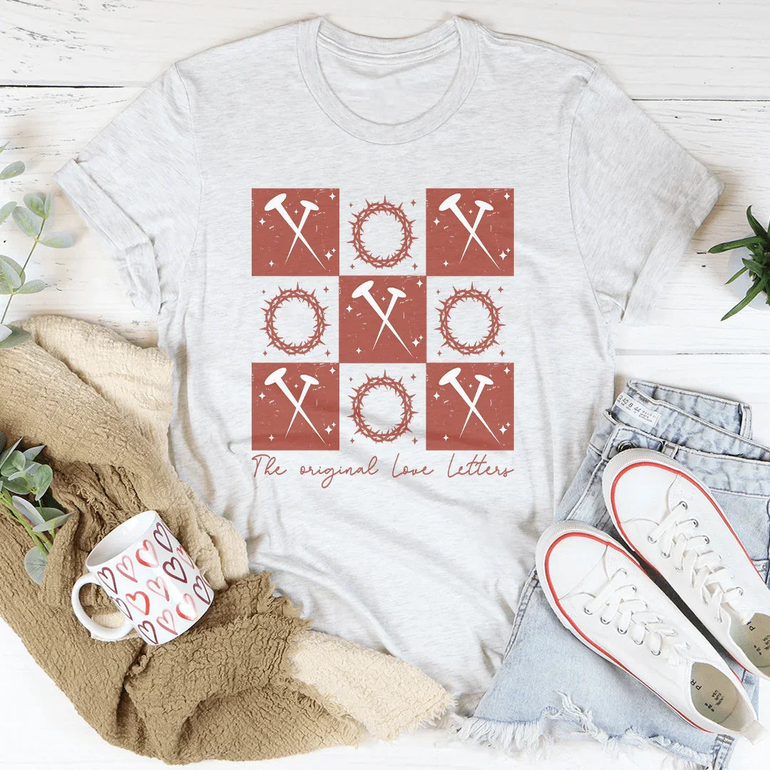 La camiseta original de cartas de amor