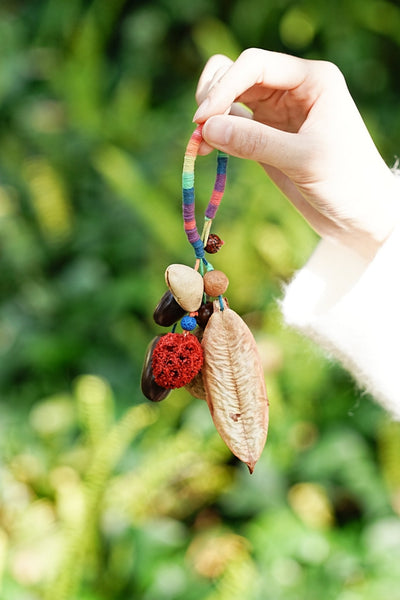 The Rainbow Seed Charm - Colorful Bag Accessory
