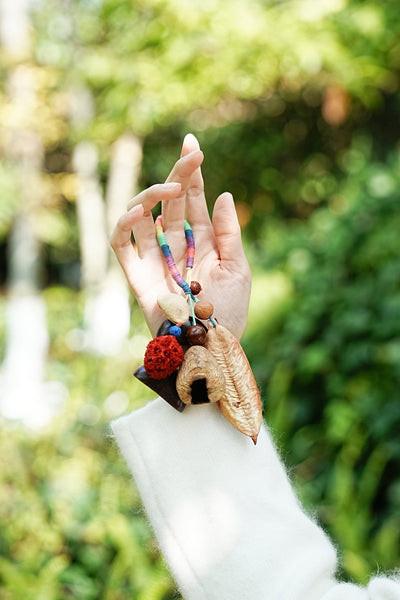 The Rainbow Seed Charm - Colorful Bag Accessory