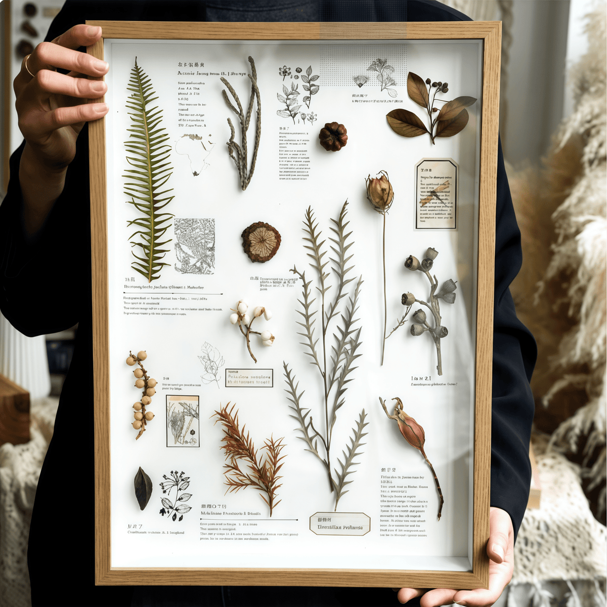 La Voûte à Graines de la Forêt Tropicale - Art en Boîte d'Ombre