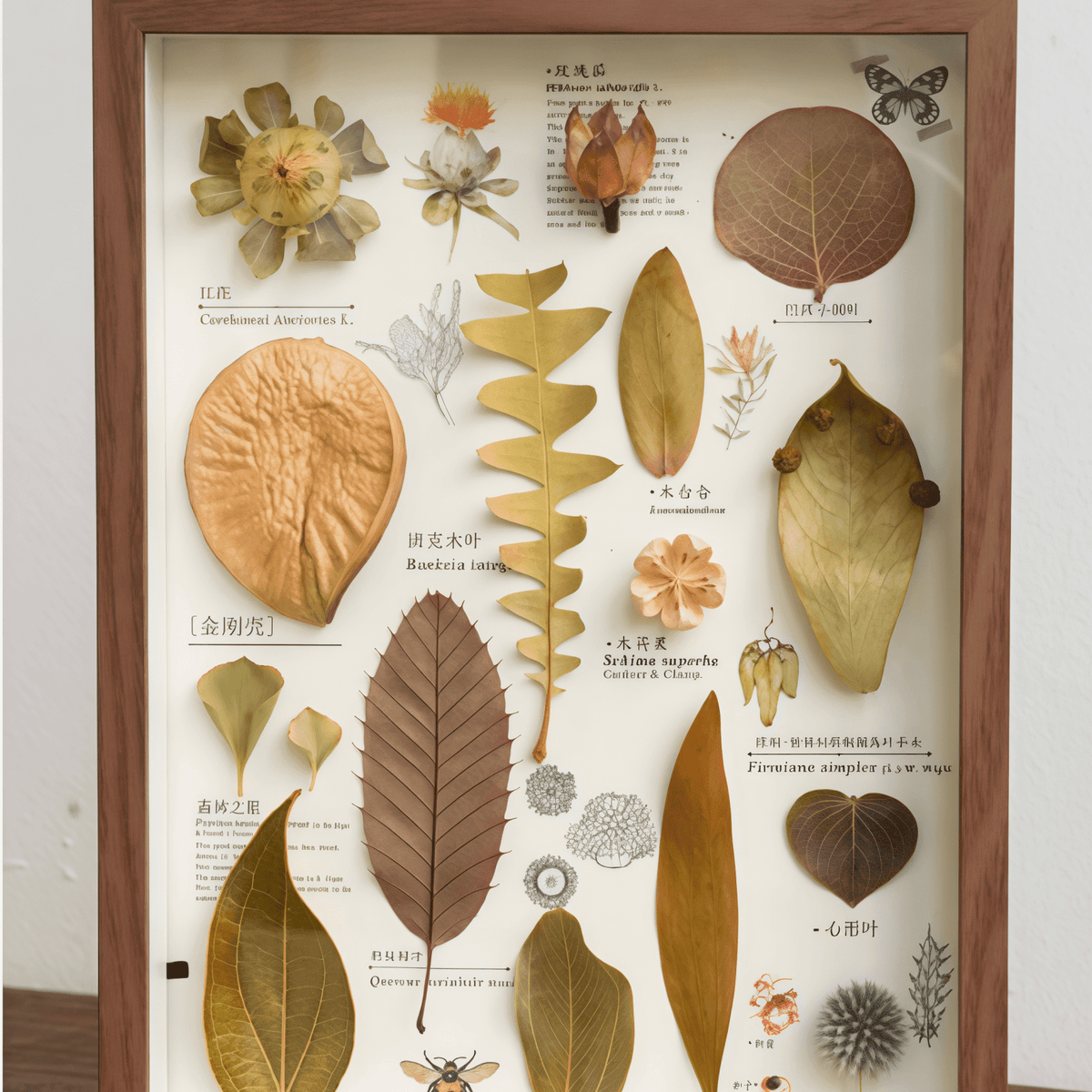 La Voûte à Graines de la Forêt Tropicale - Art en Boîte d'Ombre