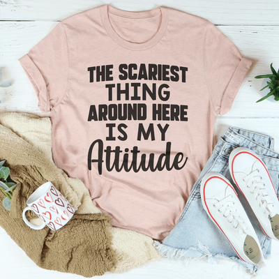 Lo más aterrador por aquí es mi camiseta de actitud