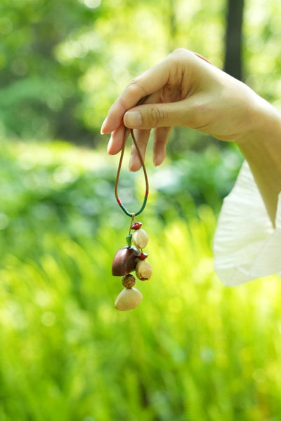 The Simple Seed - Minimalist Natural Fruit Pit Strap Charm
