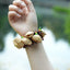 El Bailarín Tribal - Pulsera de Sonajero de Cáscara de Nuez Hecha a Mano