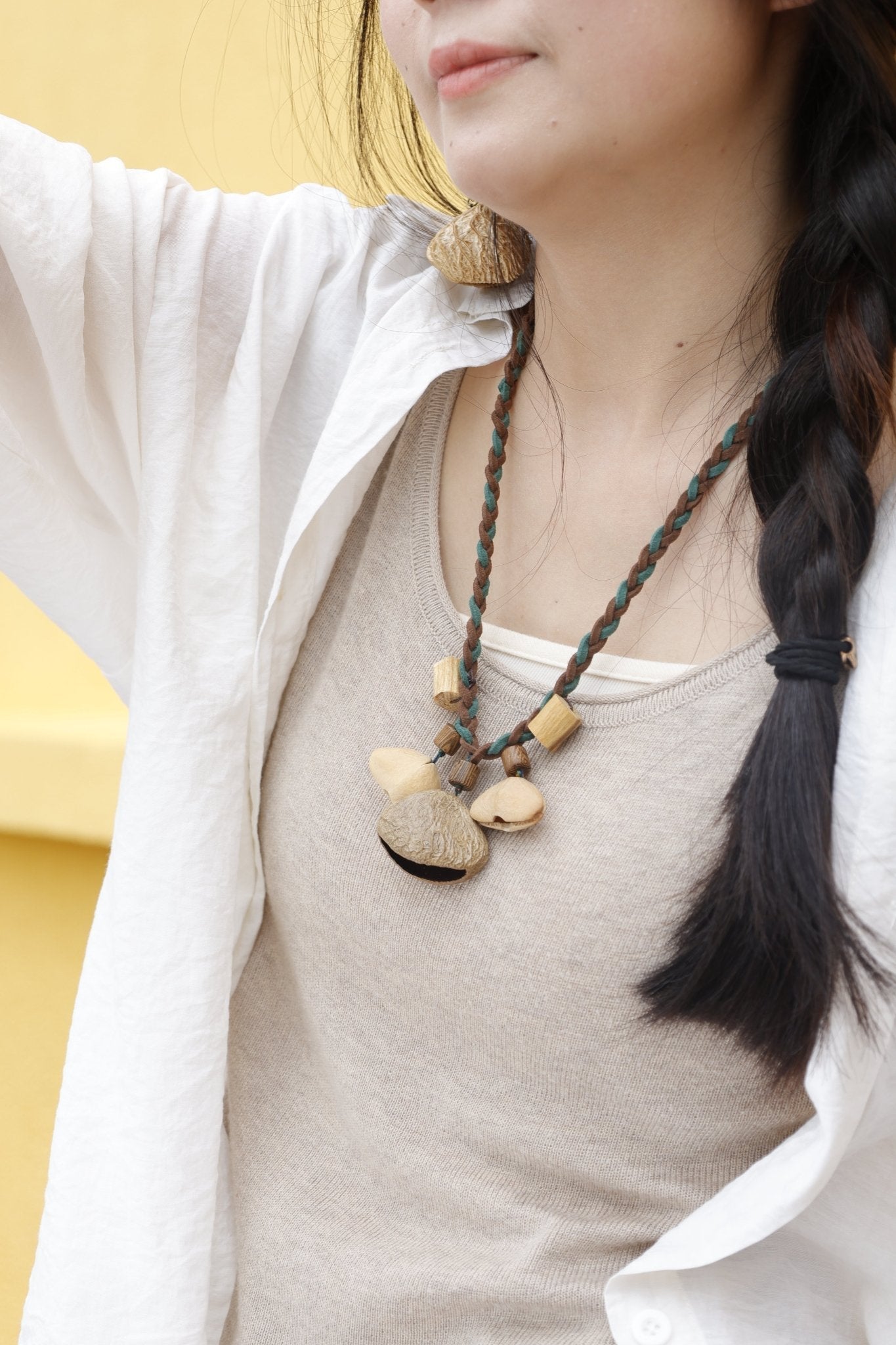 The Woodland Trio - Natural Seed Pod Necklace