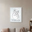 L'impression sur toile Chat Le Monde Peut Attendre