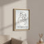 L'impression sur toile Chat Le Monde Peut Attendre