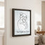 L'impression sur toile Chat Le Monde Peut Attendre