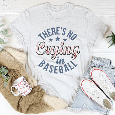 No hay llanto en la camiseta de béisbol