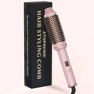 Thermal Curl Styler Brush - 2-in-1 Styling Tool
