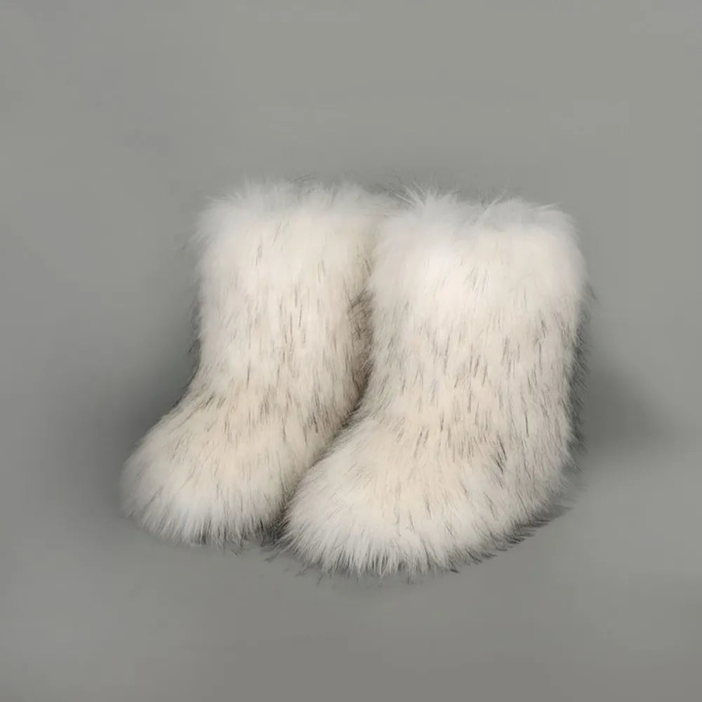 Thermal Fuzzy Platform Boots - Korvel