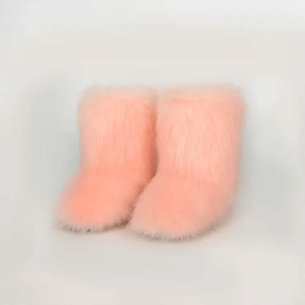 Thermal Fuzzy Platform Boots - Korvel