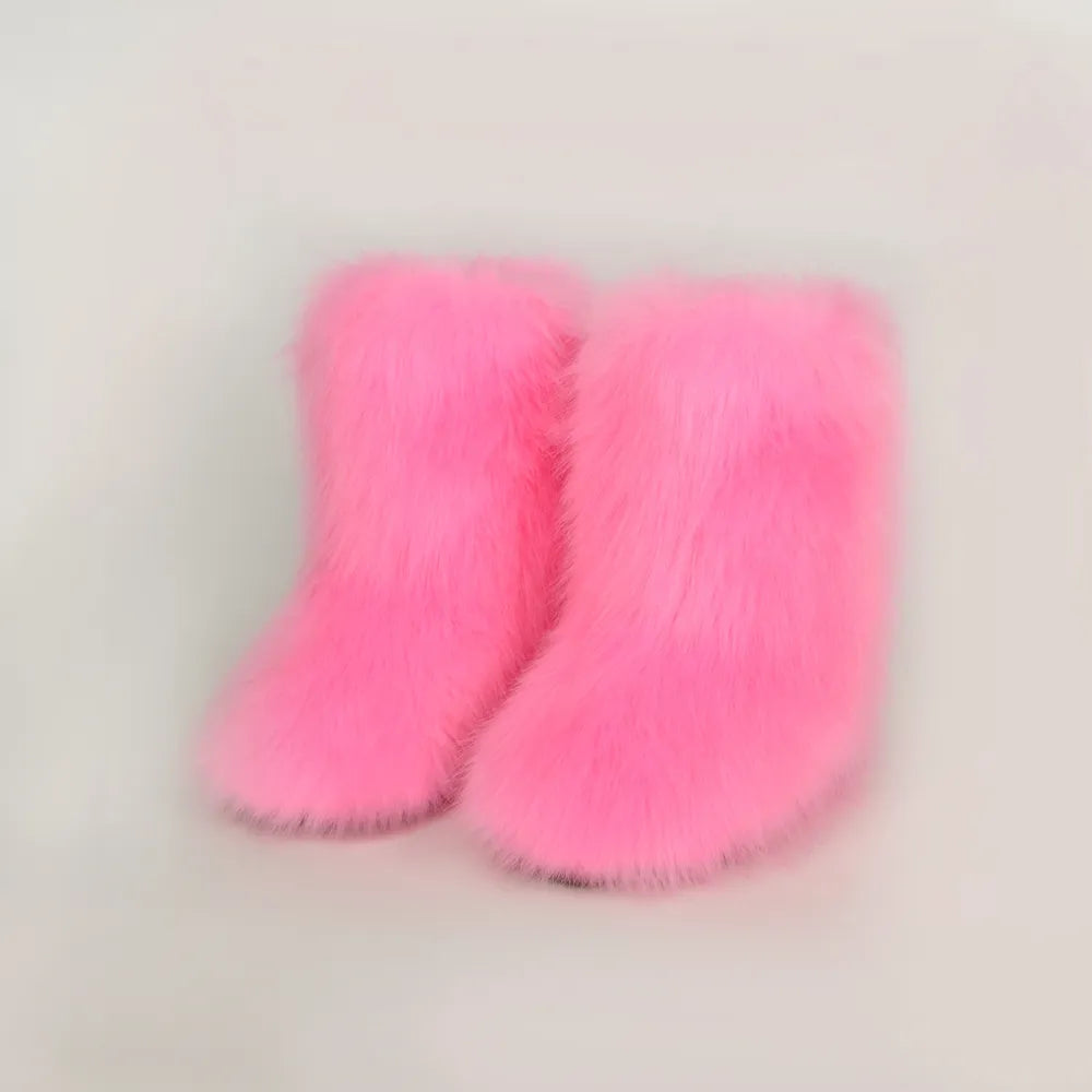 Thermal Fuzzy Platform Boots - Korvel