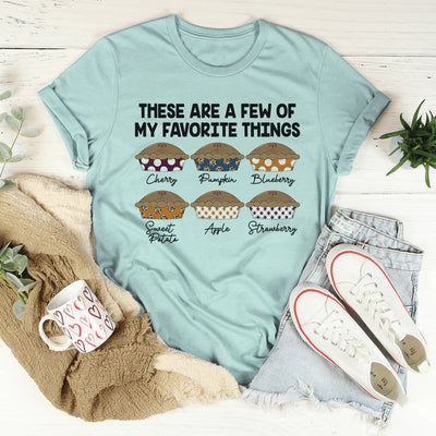 Estas son algunas de mis cosas favoritas Pies Tee
