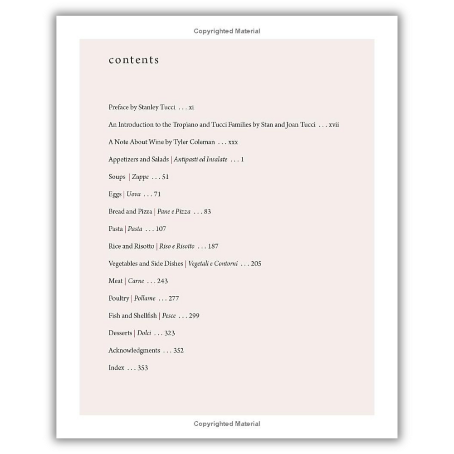 The Tucci Cookbook (Spiral Bound) - Korvel