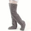 Thick leg warmers, knee pads, warm plush pants, long leg exposed socks - Korvel