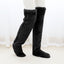 Thick leg warmers, knee pads, warm plush pants, long leg exposed socks - Korvel