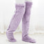 Thick leg warmers, knee pads, warm plush pants, long leg exposed socks - Korvel