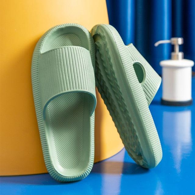 Premium Thick Platform Slippers for Women - Soft EVA Indoor Slides